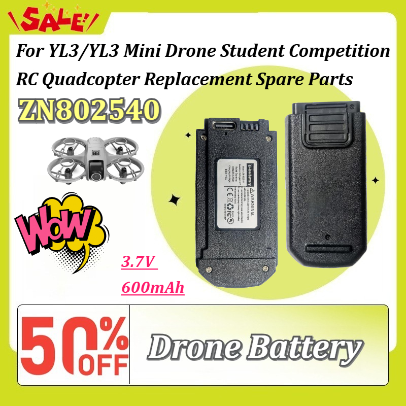Drone Rc Yl3 - ZN802540 3.7V 600mAh Liion şarj edilebilir