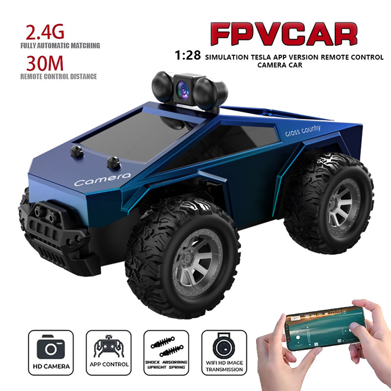 Drone Bike Rc - KF29 1:28 Rc Araba FPV Kamera