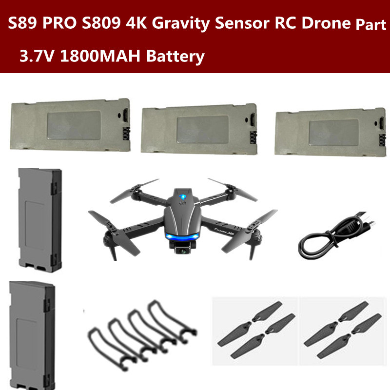 Drone Smart Rc - S89 PRO S809 4K Akıllı Hover
