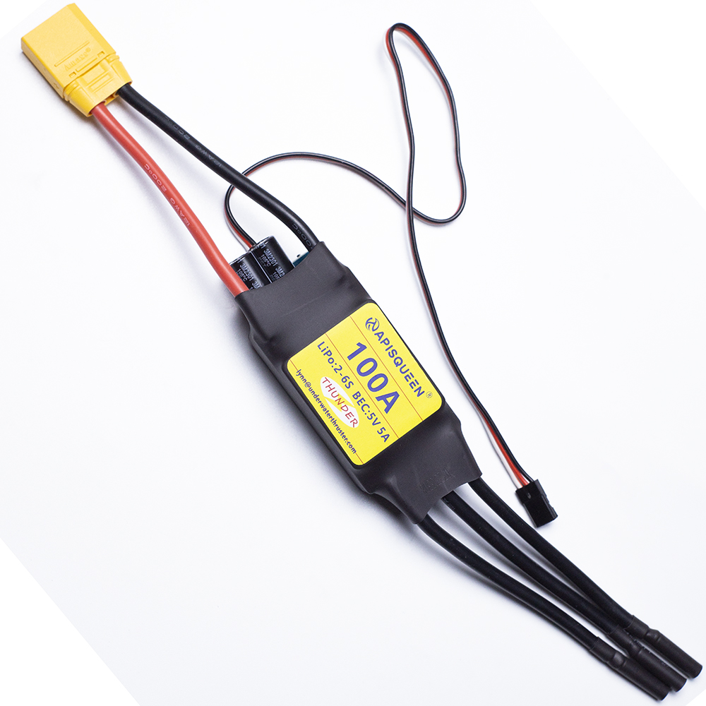 Rc Boat Brushless Motor - ApisQueen su altı 100A Fırçasız ESC