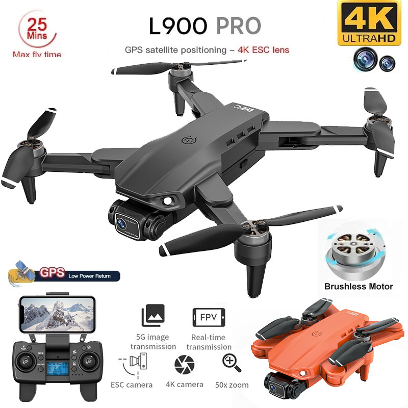 Drone Rc Team City - L900 Pro GPS Drone 4K profesyonel