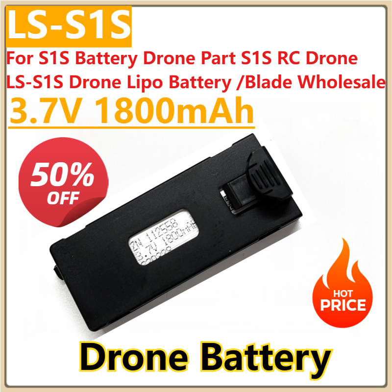 Drone Rc S1S - Yeni 3.7 V 1800 mAh Yedek