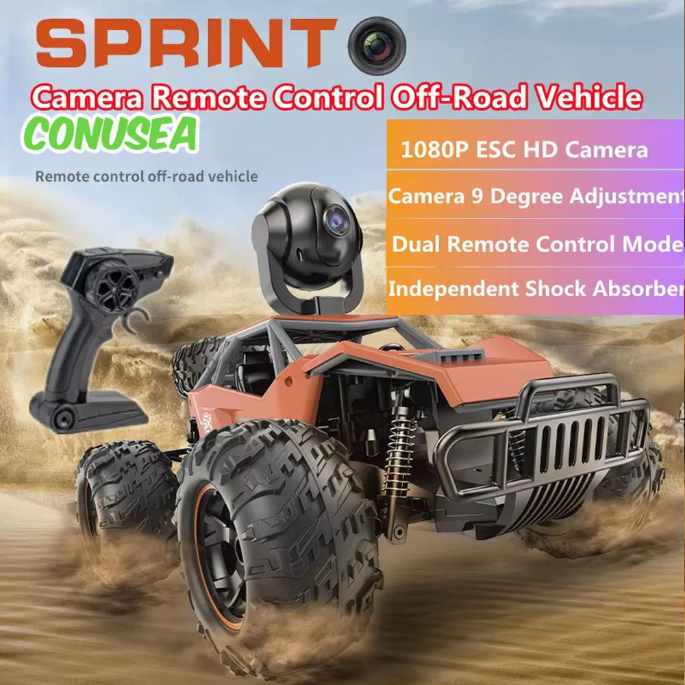 Drone Bike Rc - 1/14 Ölçekli Kameralı RC Araba 1080P