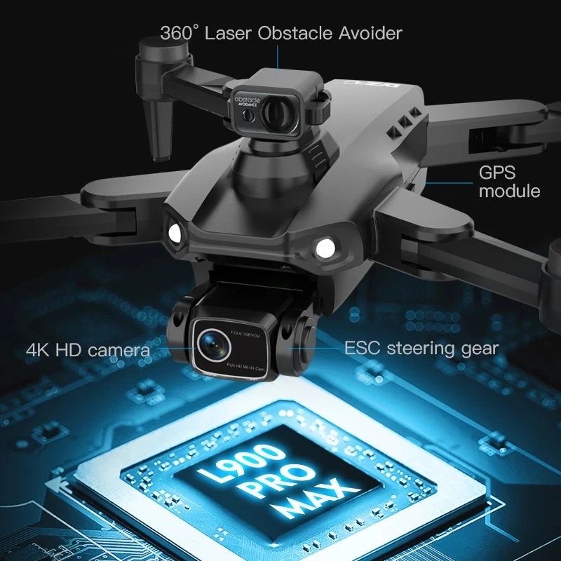 L900 Pro MAX GPS Drone 4K Prof - Drone Rc Team City incelemesi ve fiyatı