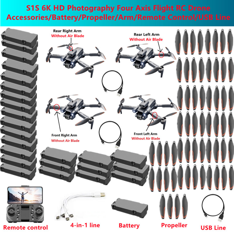 S1S 6K HD Fotoğrafçılık Dört E - Drone Rc S1S incelemesi ve fiyatı