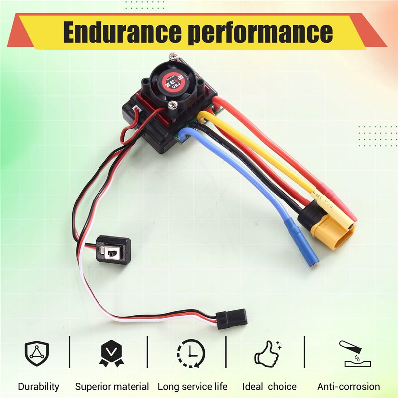 AINY-60A Fırçasız ESC Hız Kont - Rc Boat Brushless Motor incelemesi ve fiyatı