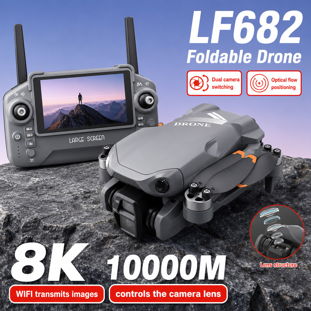 Hava Fotoğrafı LF682 Drone 8K  - Drone Rc Team City incelemesi ve fiyatı