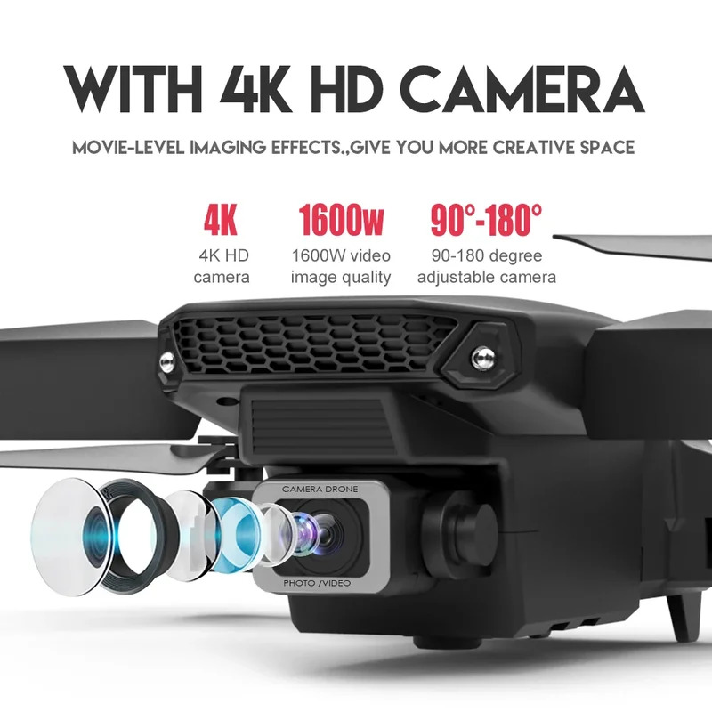 E88 Pro Akıllı Katlanabilir Dr - Drone Rc Team City incelemesi ve fiyatı