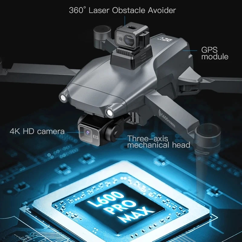 L600 PRO MAX GPS Drone Profesy - Drone Rc Team City incelemesi ve fiyatı