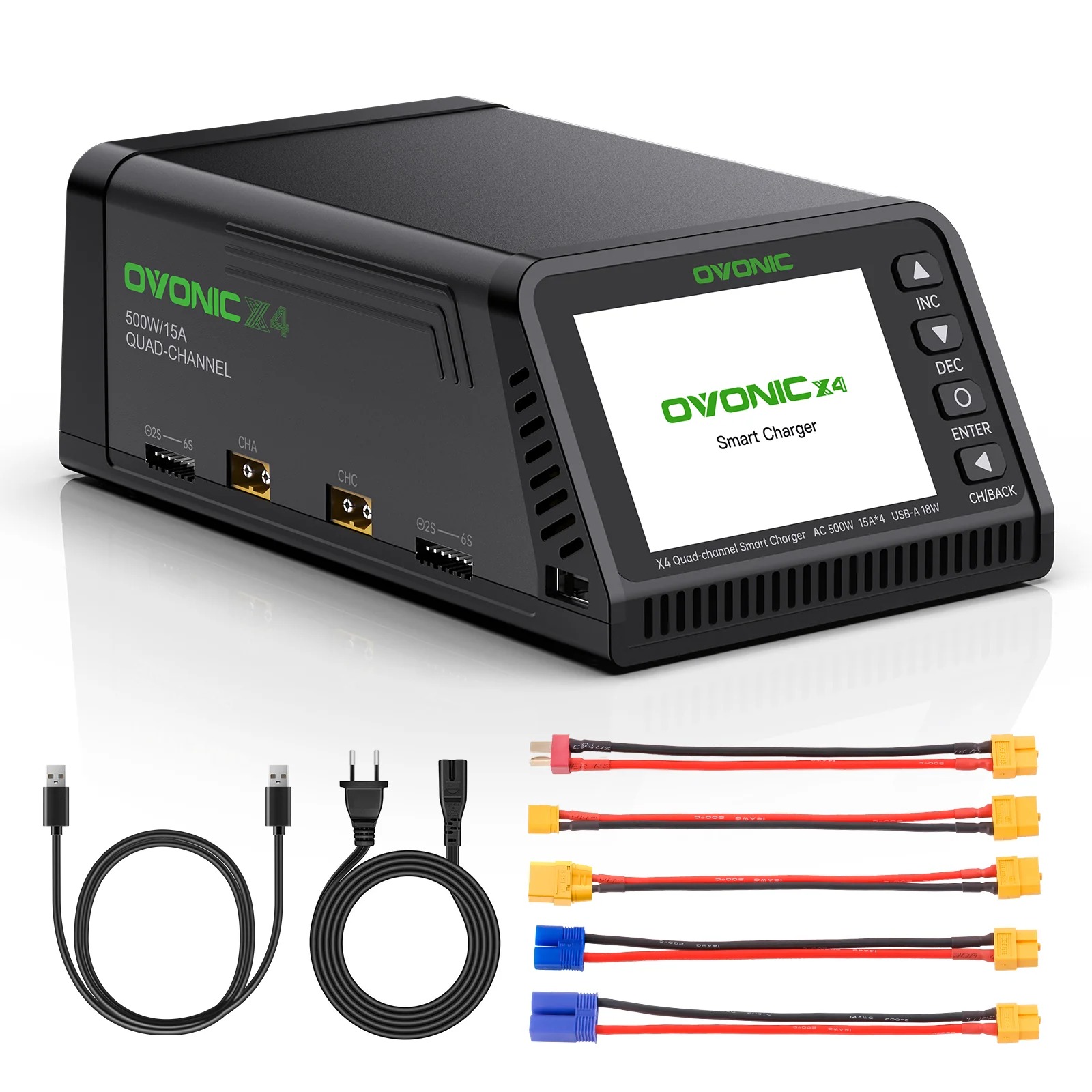 Ovonic X4 AC500W 4 Kanallı Akı - Drone Smart Rc incelemesi ve fiyatı
