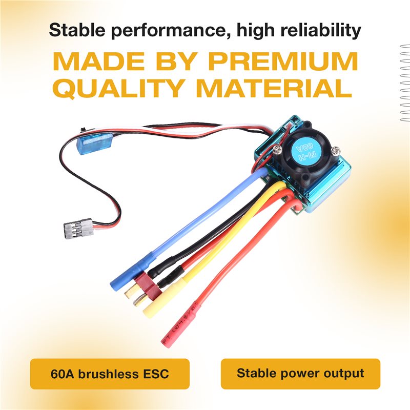 MACH-60A Fırçasız ESC Hız Kont - Rc Boat Brushless Motor incelemesi ve fiyatı