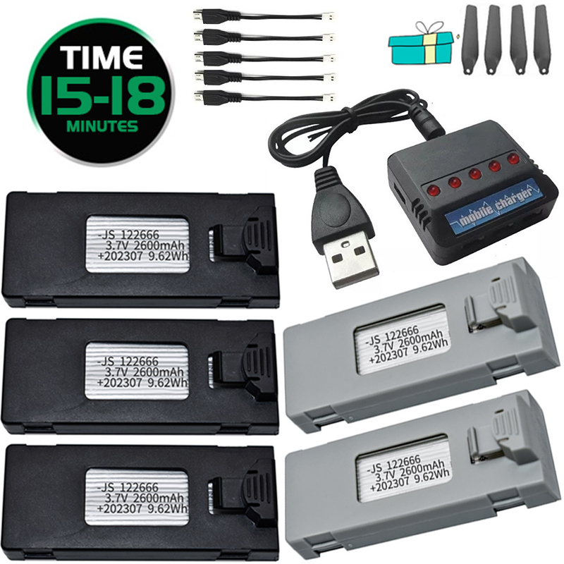 3.7 V 2600 mAh RC drone pili i - Drone Rc S1S incelemesi ve fiyatı