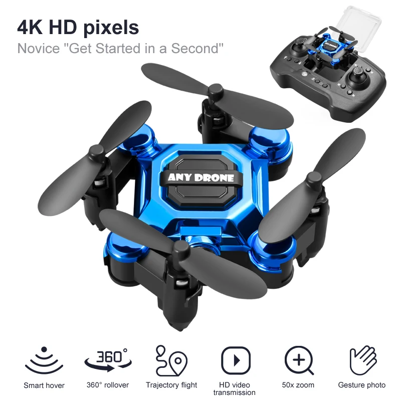 4K Kamera HD RC Drone Katlama  - Drone Smart Rc incelemesi ve fiyatı