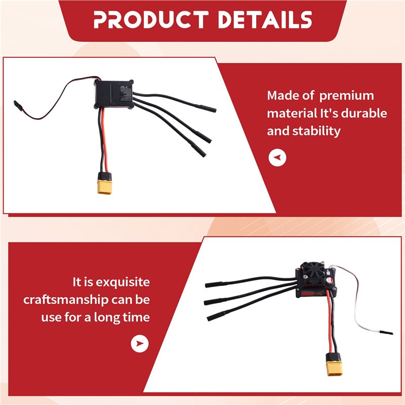 MACH-RC 75A Fırçasız ESC Elekt - Rc Boat Brushless Motor incelemesi ve fiyatı